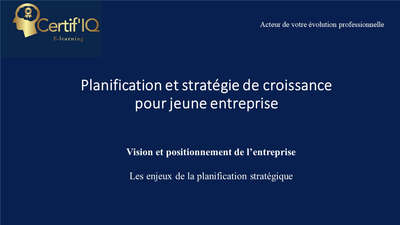 Les Enjeux De La Planification Stratégique